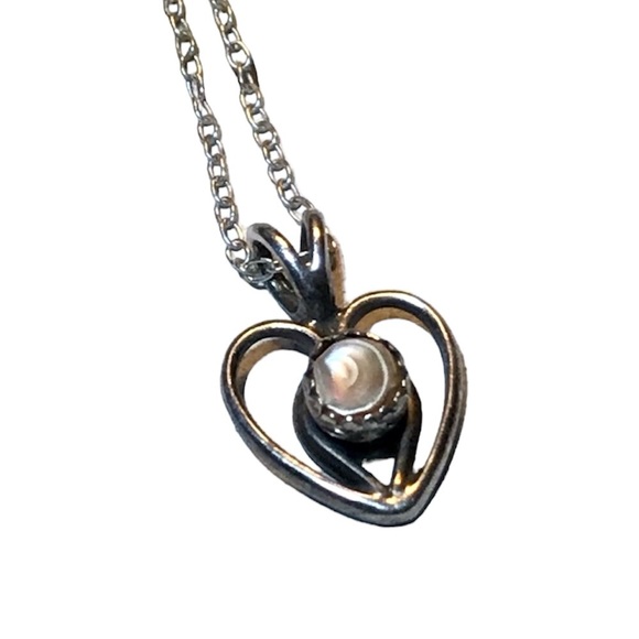 925 Heart Necklace - Picture 1 of 13